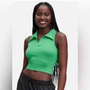 NWOT Collared Ribbed Polo Athletic Top from Diane von Furstenberg for Target